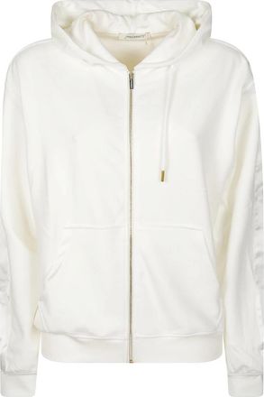 Hinnominate Hoodie Sweatshirt - Dames - Vesten met rits - Wit - L - Hoodies & sweatvesten