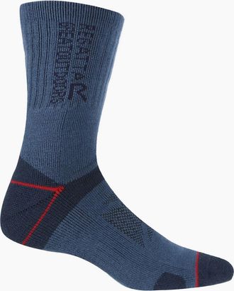 Regatta Mens Regatta Mens Blister Protection II Socks (Pack of 2) - Navy - Size: 9/9.5/10/10.5/11/11.5/12
