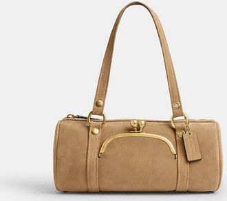 Coach Kisslock Barrel Bag