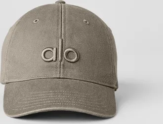 Alo | Washed Off-Duty Cap in Light Cocoa Brown
