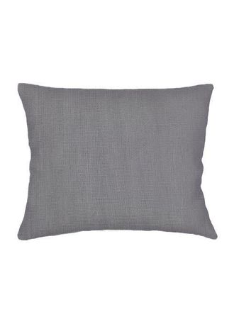 Anaya with Love So Soft Linen Luxe Blue Dutch Euro Pillow with Down Alternative Insert in Classic Grey at Nordstrom, Size 28X36