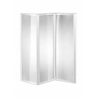 OEM Parete Vasca Miami Crilex 3 Ante 130x140h Bianco