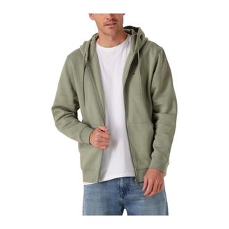 Tommy Jeans Heren, Sweatshirts & Hoodies, Groen, Maat: XL Katoen