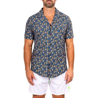 Maceoo Marthy Black Camp Shirt at Nordstrom, Size 5