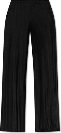 Tom Ford Gestreept patroon broek - Dames - Wijde Broeken - Zwart - M - Broeken