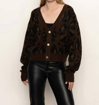 Sanctuary Meow Cardigan In Kitty Camo