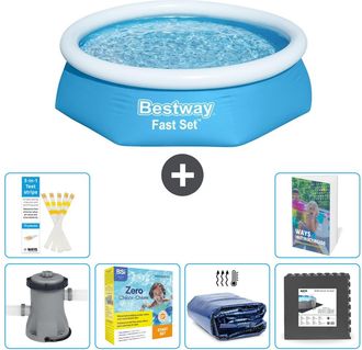 Bestway Piscina Bestway Fast Set Redonda - 244x61 Cm - 7-piezas S285