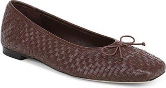 Vince Darla Weave Ballet Flat in Molton Brown at Nordstrom, Size 8.5