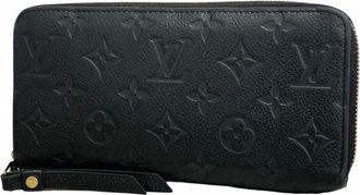 Louis Vuitton Noir Long Wallet (Bi-Fold) (Pre-Owned)