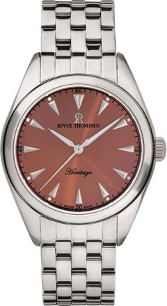 Revue Thommen Heritage Automatisch Horloge Wijzerplaat Bruin - Heren - Horloges - Grijs - ONE Size - Accessoires