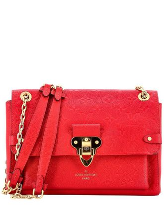 Louis Vuitton Red Monogram Empreinte Vavin PM (Authentic Pre-Loved)
