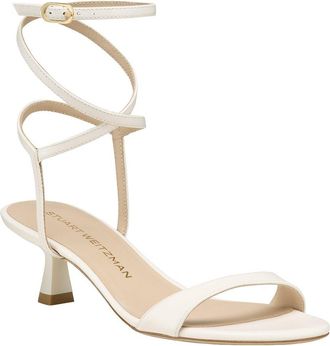 Stuart Weitzman Nudist Wrap 50 Leather Sandal