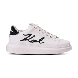 Karl Lagerfeld Sneakers, female, White, Size: 11 US Kapri Cornelly Signia Stitch