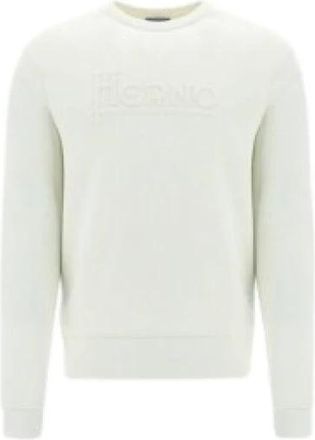 Herno Resort Sweatshirt - Heren - Sweatshirts - Grijs - L - Katoen - Hoodies & sweatvesten