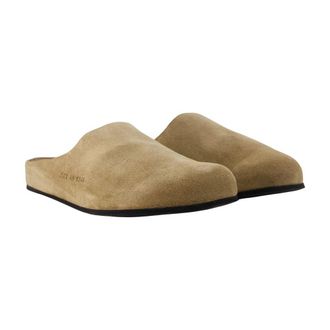 Common Projects Suede Clog Slipper - Beige