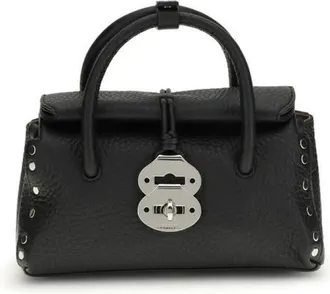 Zanellato Handbags, female, Black, Size: ONE SIZE Bos Taurus Handbag