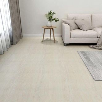 vidaXL Tarimas De Suelo Autoadhesivas 20 Uds Pvc Crema 1,86 M&sup2; Vidaxl