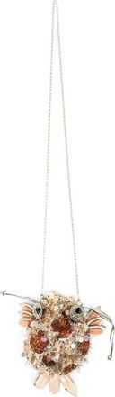 Anya Hindmarch Koi-Vis Clutch Tas - Dames - Schoudertassen - Geel - ONE Size - Pailletten - Tassen