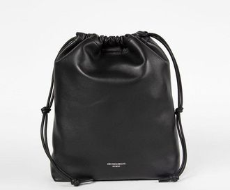 Ann Demeulemeester Philippa Large Soft Bucket Bag With Chains Supple