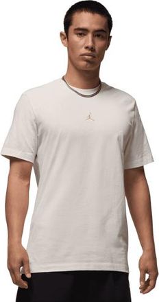 Nike Jordan Mens Flight Essential Vintage AJ 1 Short Sleeve Crew - Sail/Red Size 3XL