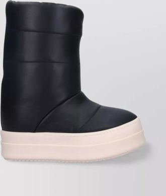 Rick Owens leather ankle boots