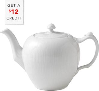 ROYAL COPENHAGEN White Fluted Tea Pot