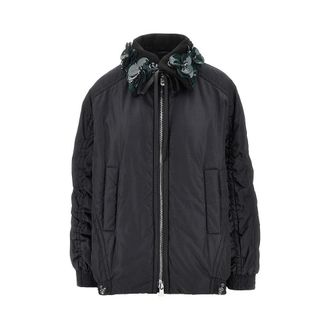 Pinko Padded blouson jacket with embroidered collar Woman S