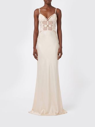 Elisabetta Franchi Corset Satin Dress