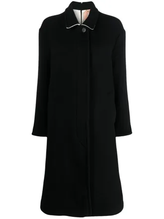 N&deg;21 buttoned coat - Black
