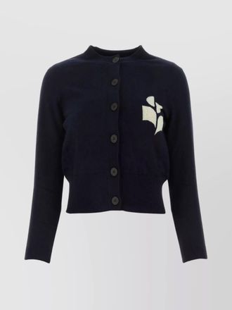 Isabel Marant NEWTON cardigan with ribbed cuffs and hem