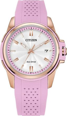 Citizen Veya Eco-Drive Silver Dial Ladies Watch FE1263-01A