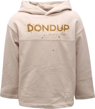 Dondup Kids Sweatshirts, male, Beige, 4 Y, Kids Sweatshirt