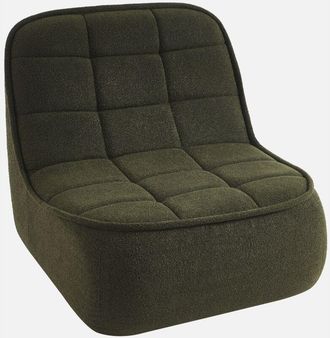 Sweeek Sweeek - Sill&oacute;n En Borreguito, 1 Plaza, Boni, Verde Kaki, 93x104x85 Cm