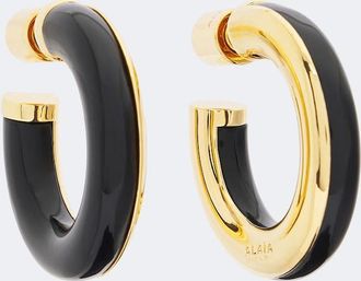 Alaia Ala&iuml;a Ray hoop earrings