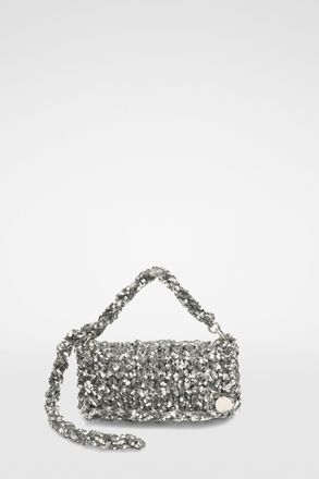 Jil Sander Gray Fibres Clutch Womens Bag