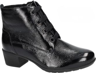 Solidus Kerry Veterboot - Dames - Veterlaarzen - Zwart - 41 1/2 EU - Wol - Schoenen