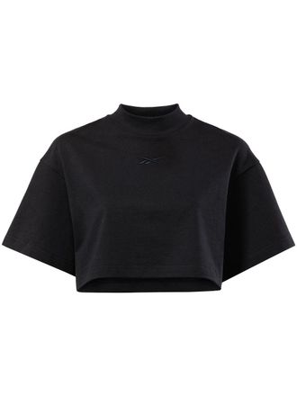Reebok T-shirt Vector crop - Nero