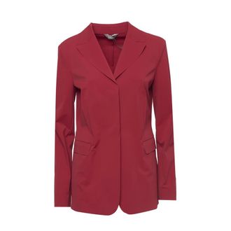 Max Mara Blazers, female, Red, Size: XL Blazer Monopetto Mmlpalo