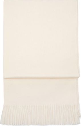 Mango Fringe Scarf in Ecru at Nordstrom