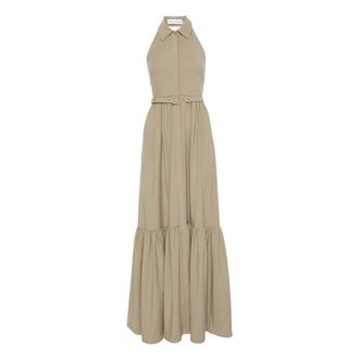 Self Portrait Maxi Dresses, female, Green, Size: 2XS Pf25-001X-Bg Maxi Dress