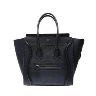 Celine unisex, Pre-owned, Zwart, Maat: ONE Size Leer