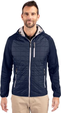 Cutter & Buck Rainier Primaloft Mens Eco Full Zip Hybrid Jacket