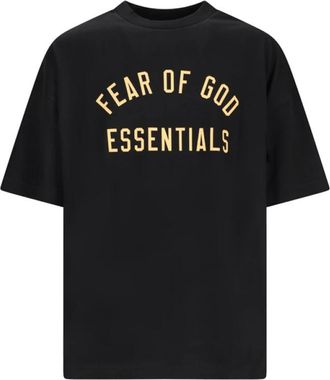 Fear of God Jersey Crewneck Tee - Heren - T-shirts - Zwart - L - Katoen - Tops