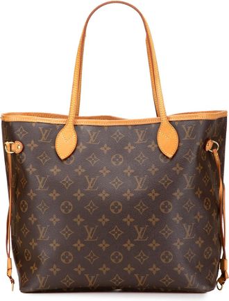 Louis Vuitton Pre-owned Womens Neverfull Tote Bag Monogram - Tan Textile - One Size