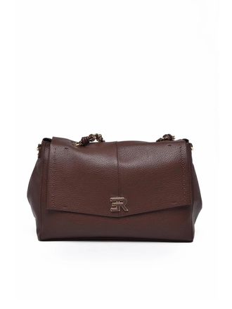 Ermanno Scervino Brown Polyurethane Eba Shoulder Bag