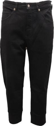 Neil Barrett Denim Loose Fit Low Rise Broek - Heren - Slim Fit Broeken - Zwart - W34 - Denim - Broeken