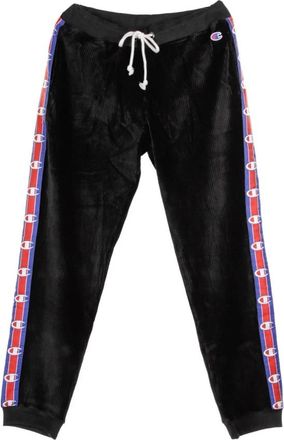 Champion Zwarte Ribboord Damesbroek - Dames - Sweatpants - Zwart - M - Broeken
