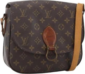 Louis Vuitton Pre-owned Schoudertas - Dames - Vintage Schoudertas - Bruin - ONE Size - Leer - Vintage