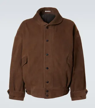 Auralee Suede blouson jacket