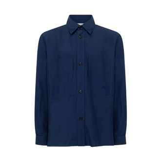 Laneus Casual Shirts, male, Blue, Size: L Casual Shirts